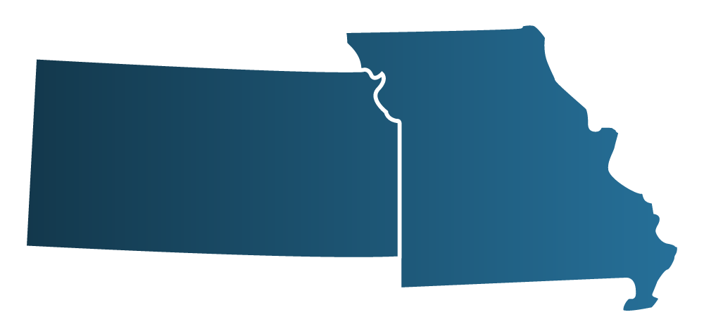 map of kansas and missouri
